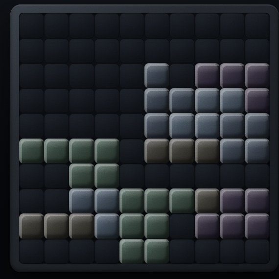 Blackstone — a board of colored stone blocks
